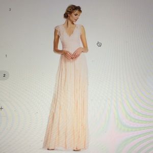 Adrianna Papell Sleeveless Tulle dress Sz 4 petite